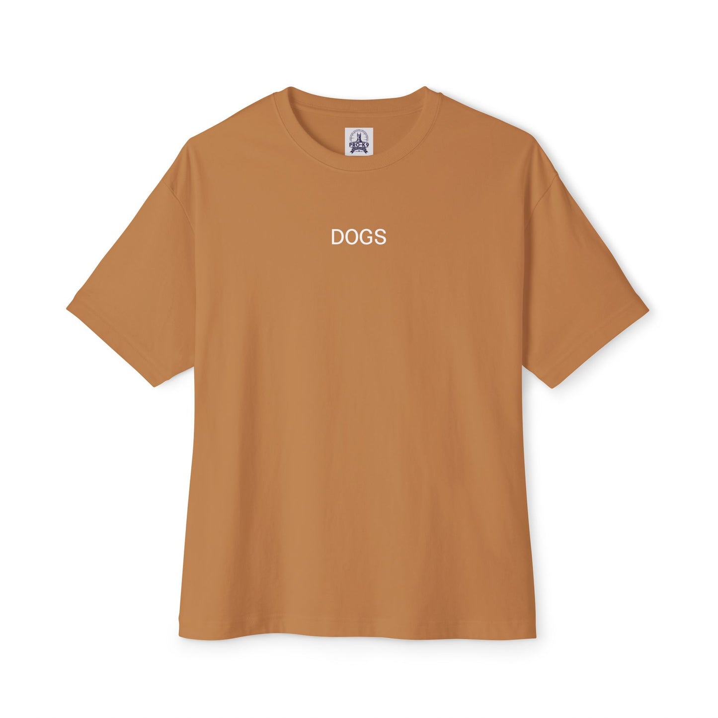 Unisex Oversized Boxy Tee - "DOGS" Graphic Tee for Dog Lovers